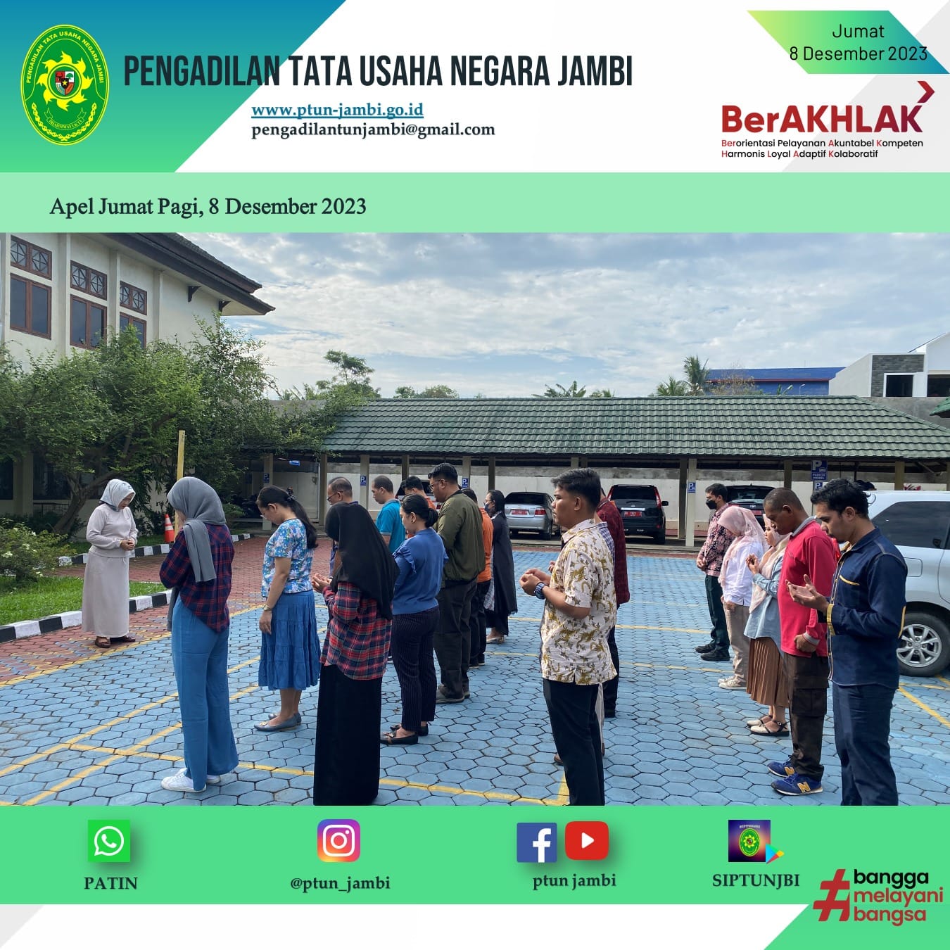 Apel Pagi PTUN Jambi 08 Desember 2023