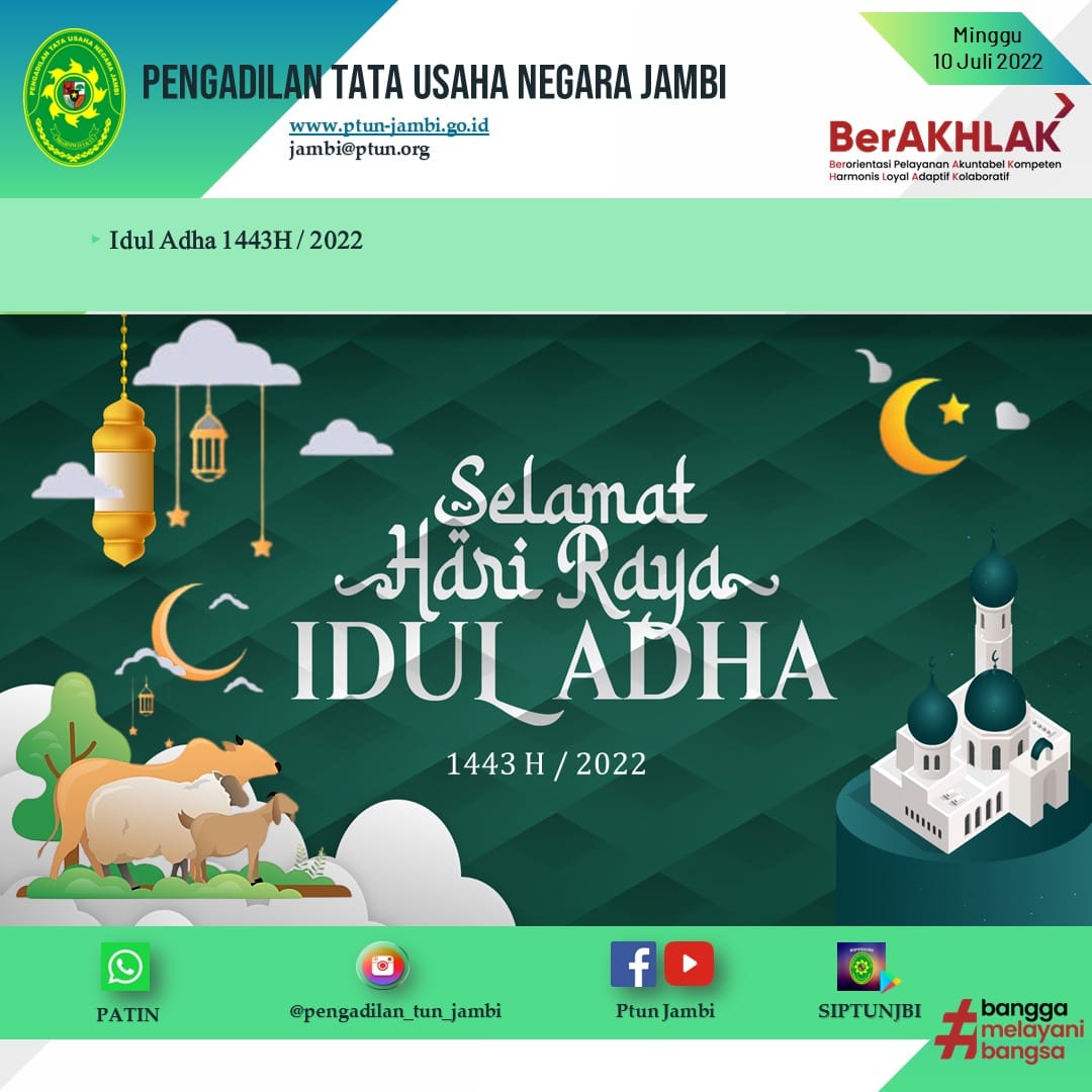 Selamat Idul Adha 1443 H / 2022