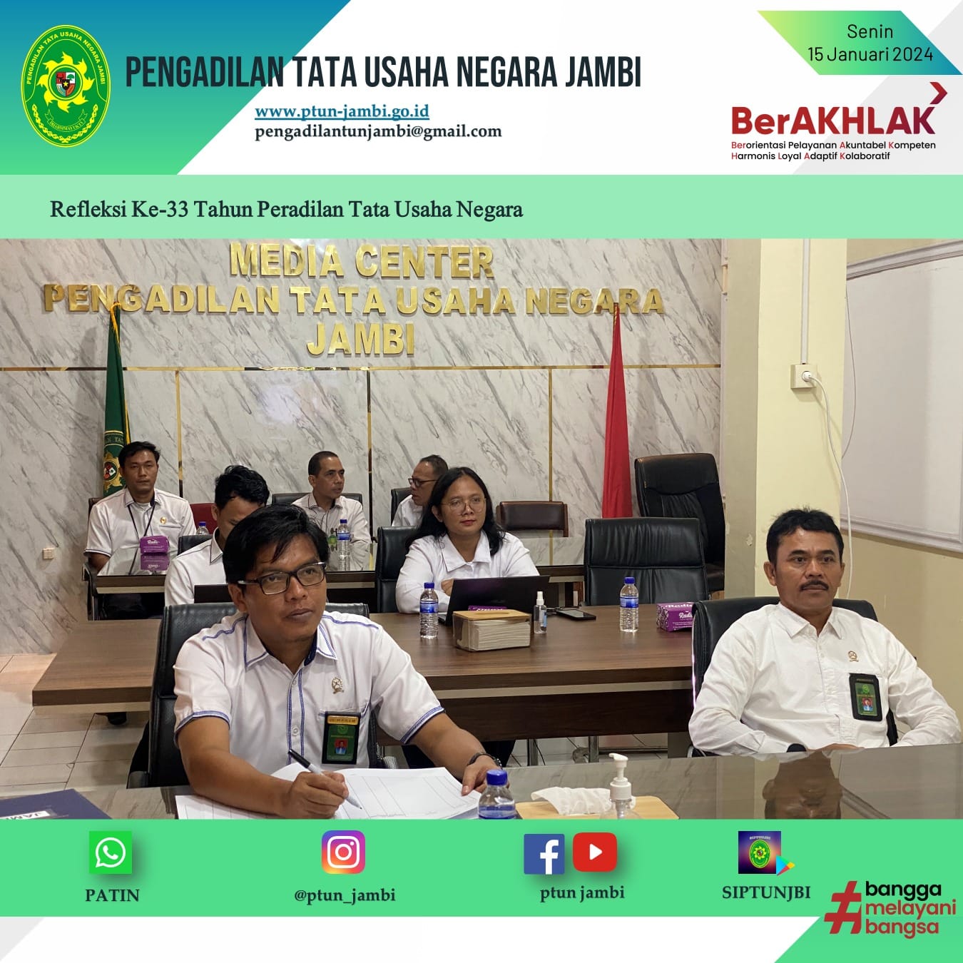 Undangan Virtual Refleksi Ke-33 Tahun Peradilan Tata Usaha Negara