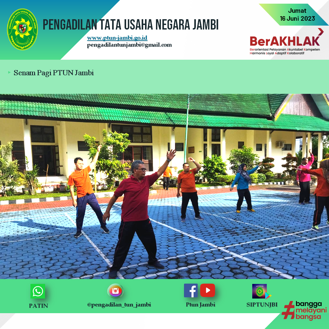 Senam Pagi PTUN Jambi