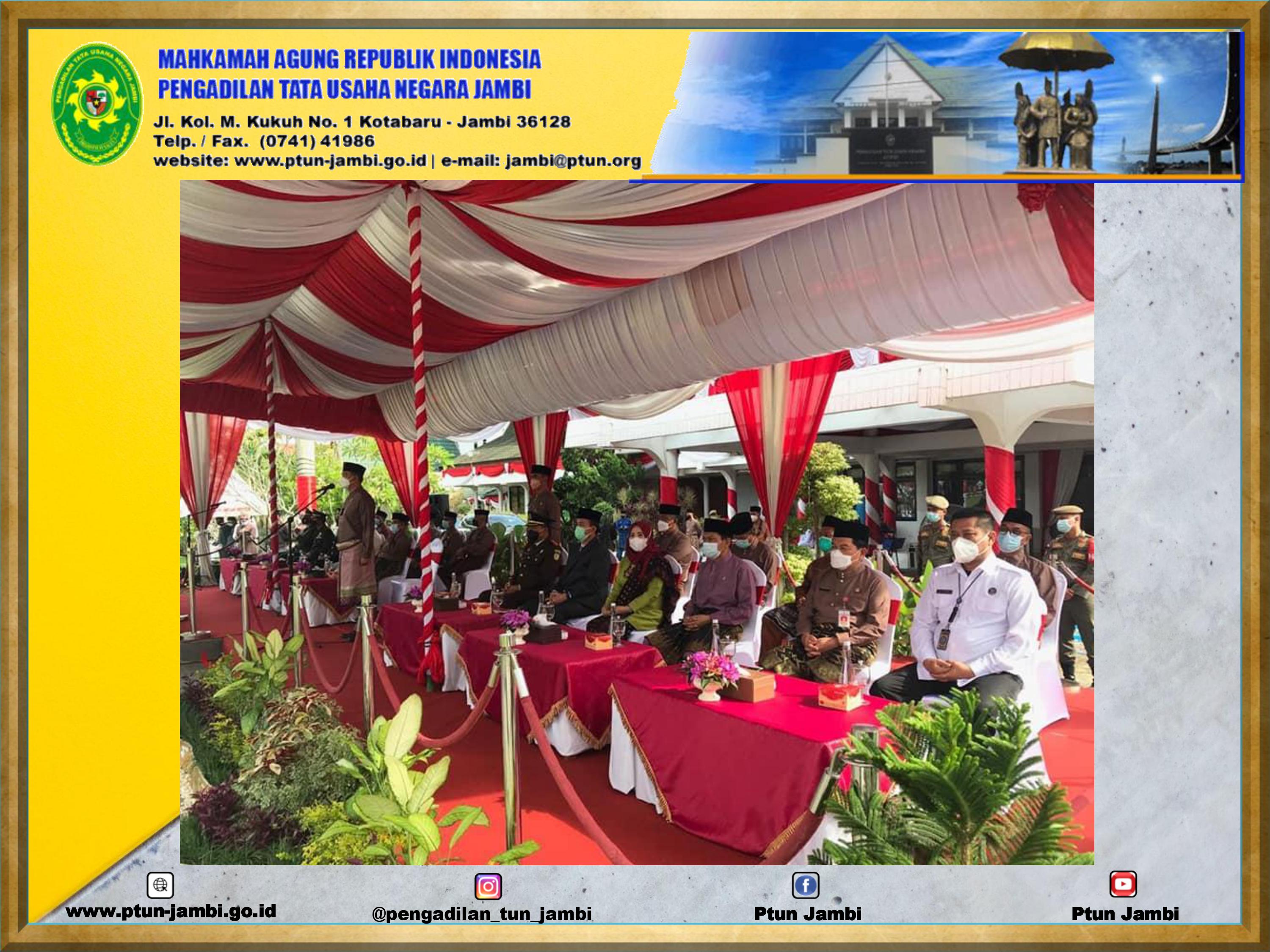 Upacara Hari Ulang Tahun Pemerintah Kota Jambi ke 75