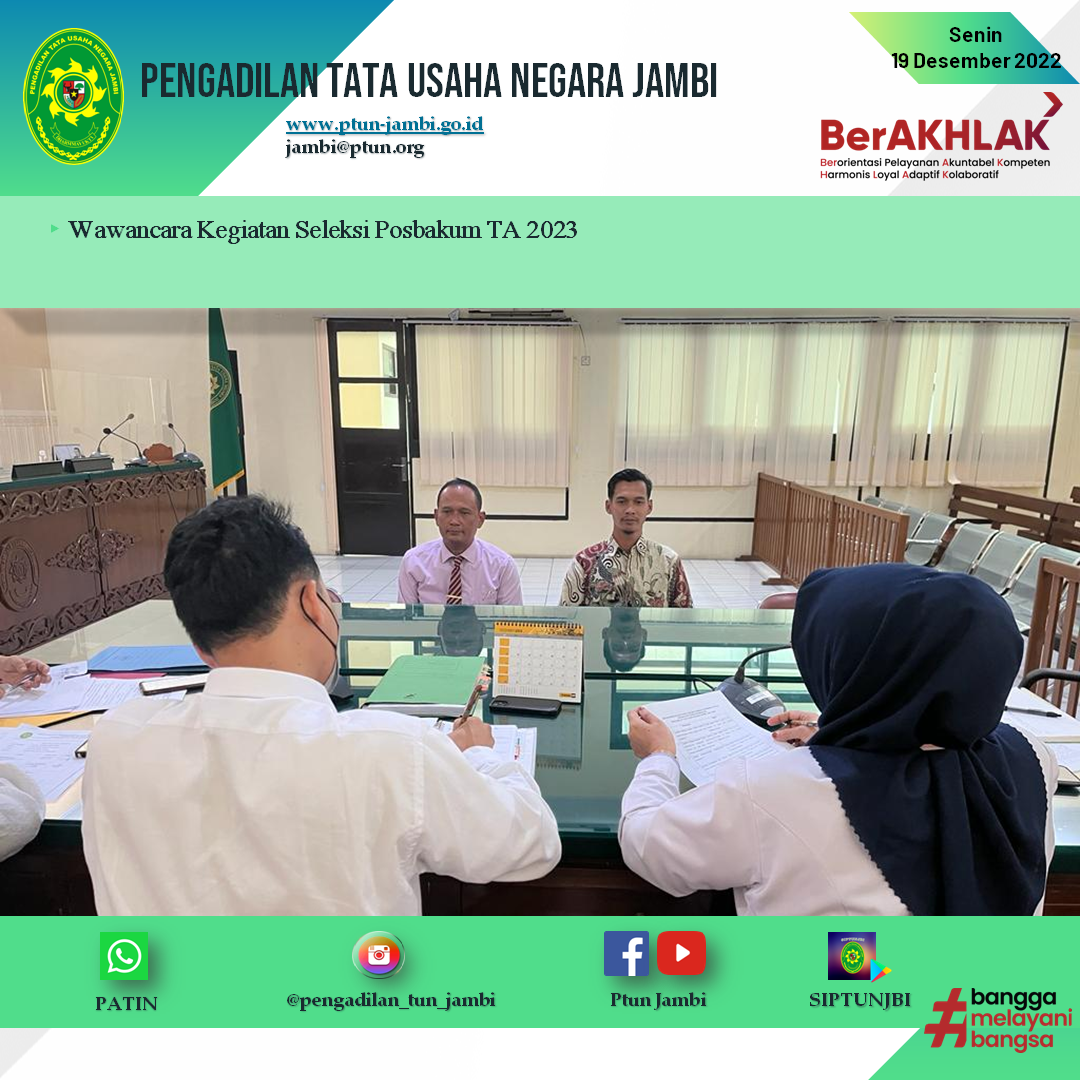 Wawancara Terhadap Pendaftar Calon Posbakum 