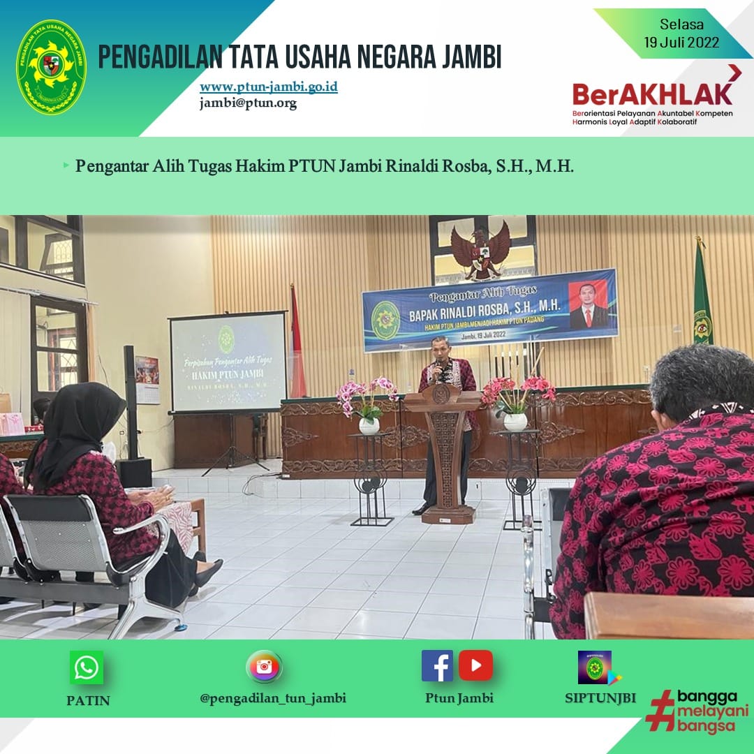 Pengantar Alih Tugas