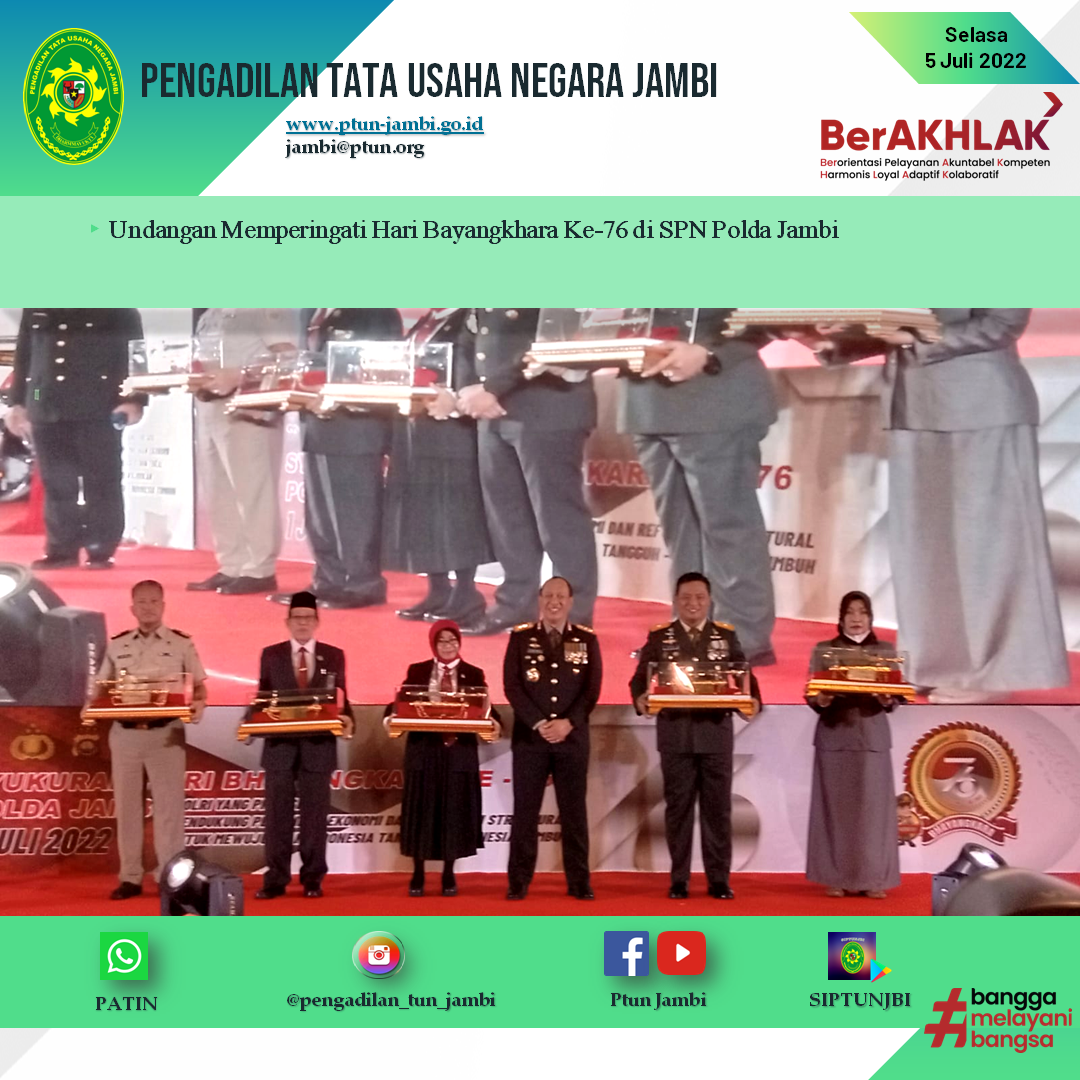 Memperingati Hari Bhayangkara Ke-76