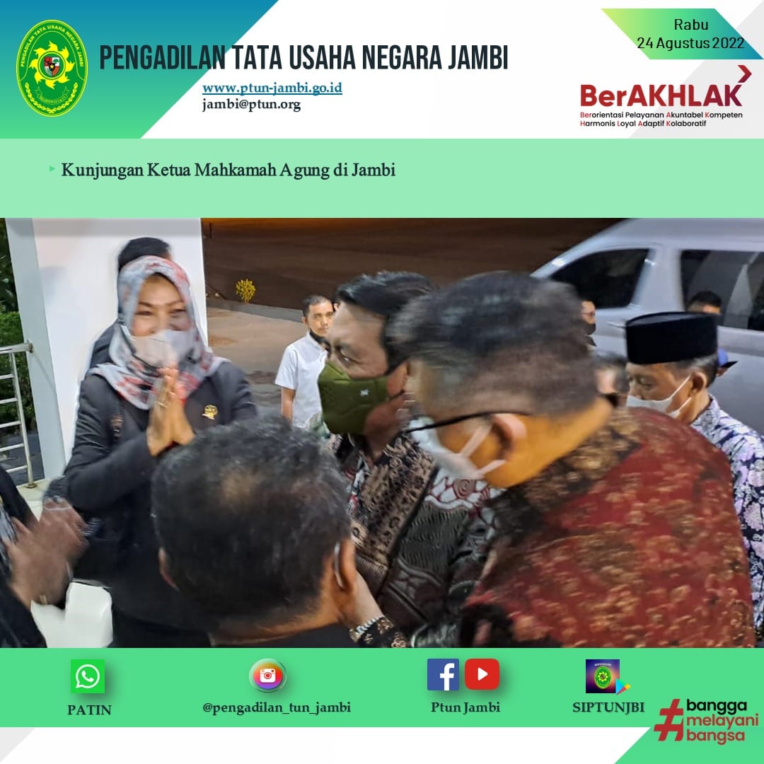 Kunjungan Ketua Mahkamah Agung di Jambi
