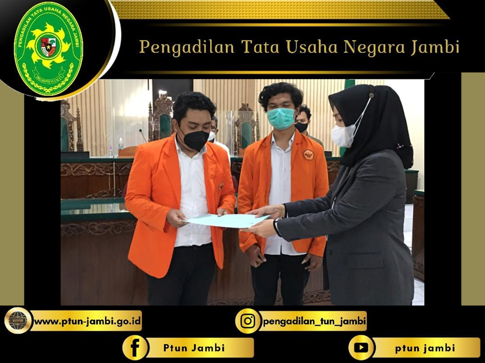 Penjemputan Mahasiswa Magang Fakultas Hukum Universitas Jambi