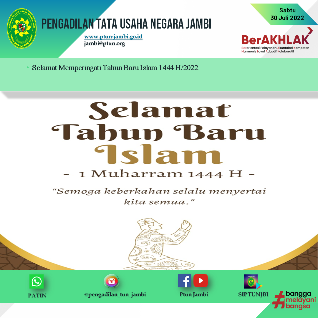Ucapan Tahun Baru Islam 1444 H