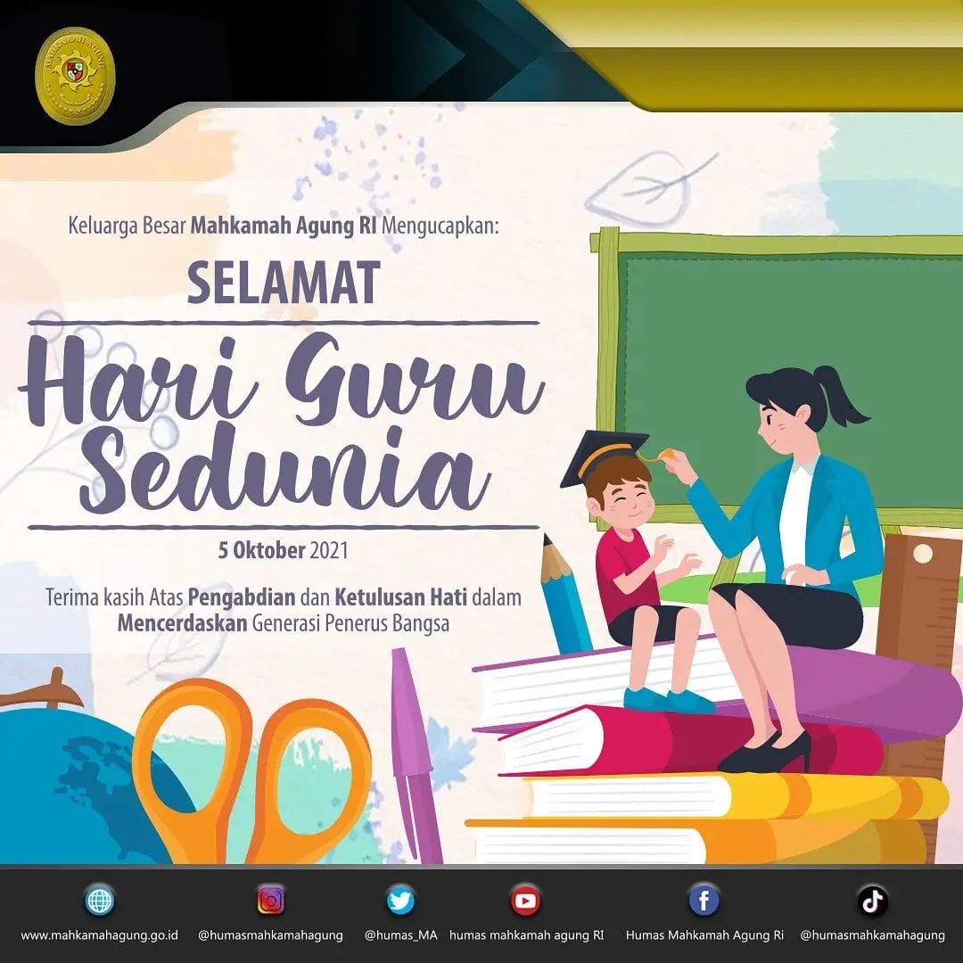 Selamat Hari Guru 5 Oktober 2021