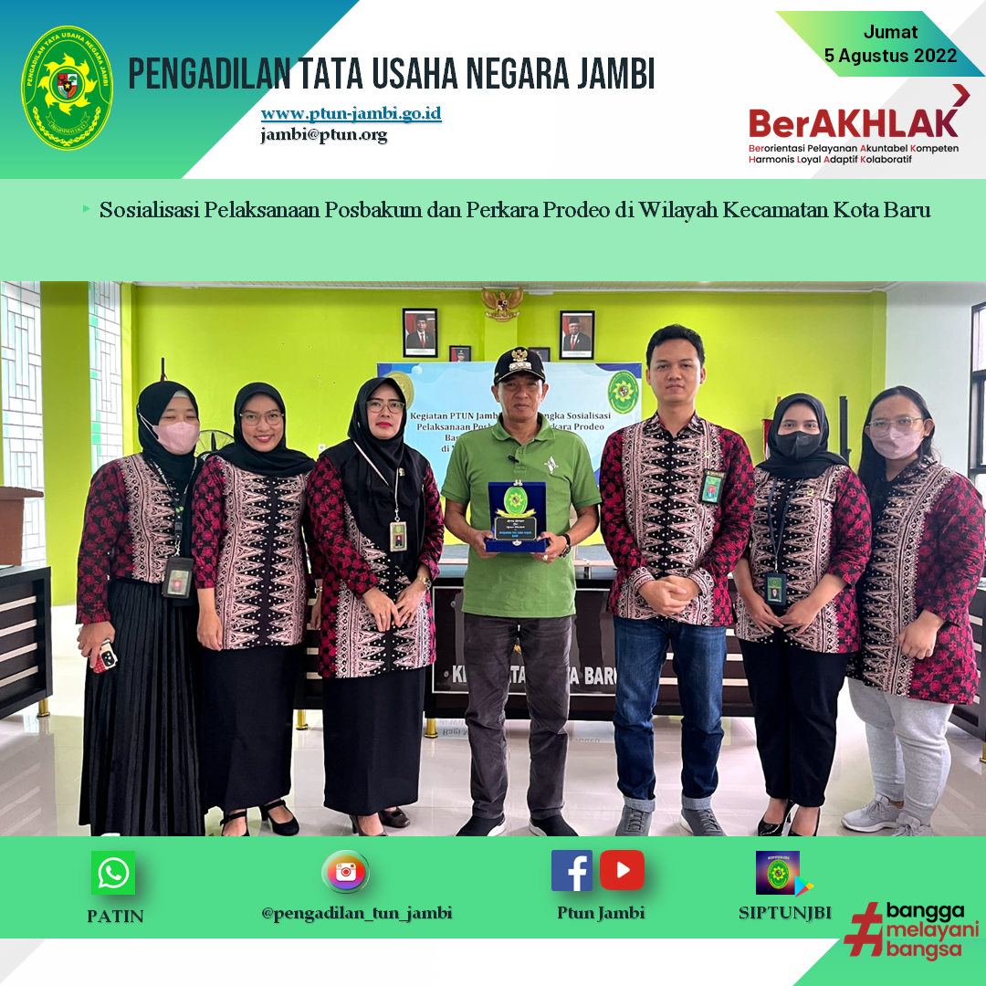 Sosialisasi Pelaksanaan Posbakum dan Perkara Prodeo