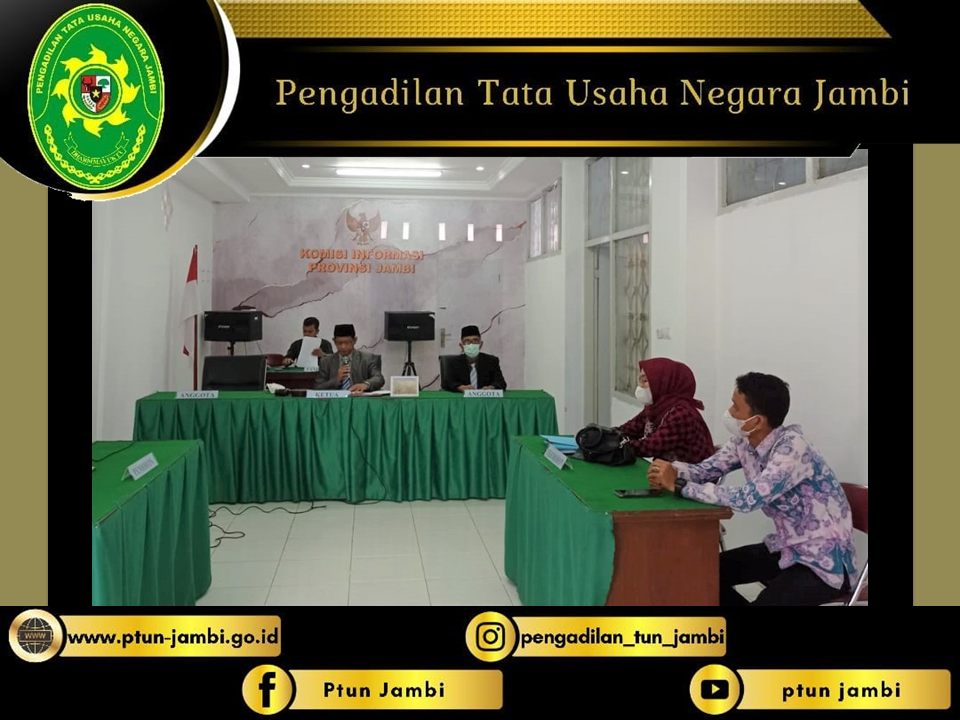 Lanjutan Sidang Sengketa Informasi Publik dengan acara pembacaan putusan