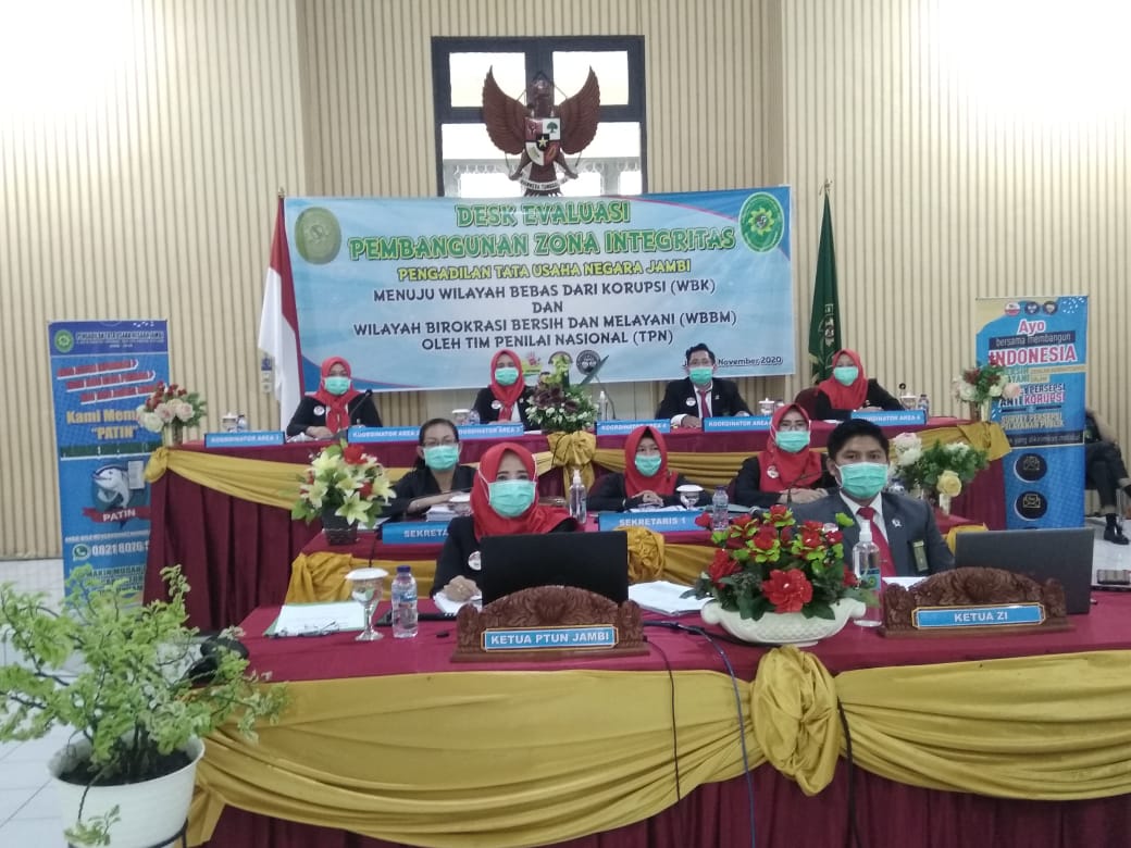 Pemaparan Desk Evaluasi Pembangunan ZI PTUN Jambi