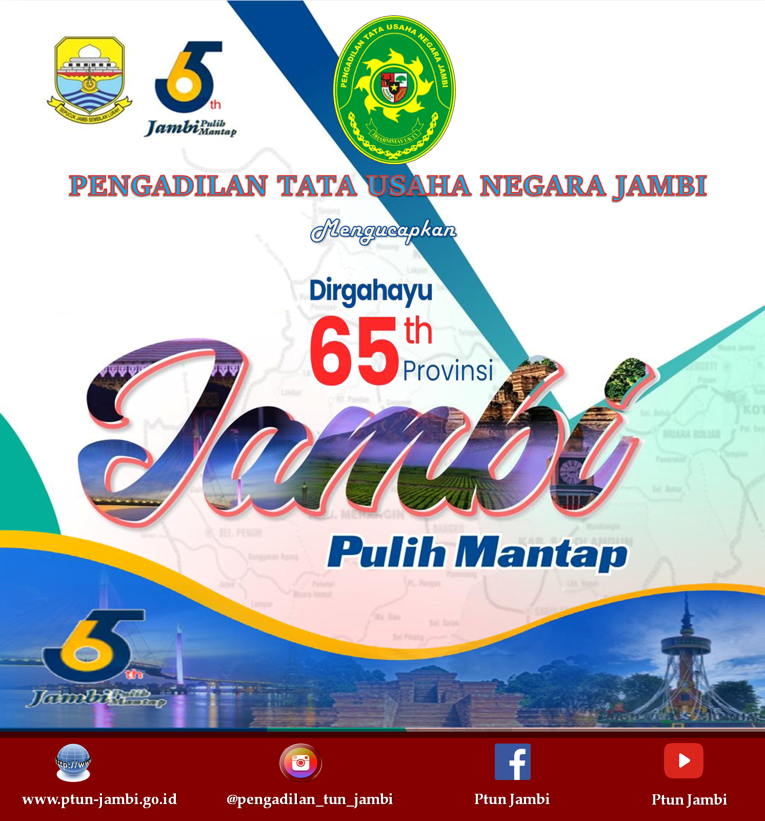 Dirgahayu Provinsi Jambi Yang Ke-65 Tahun