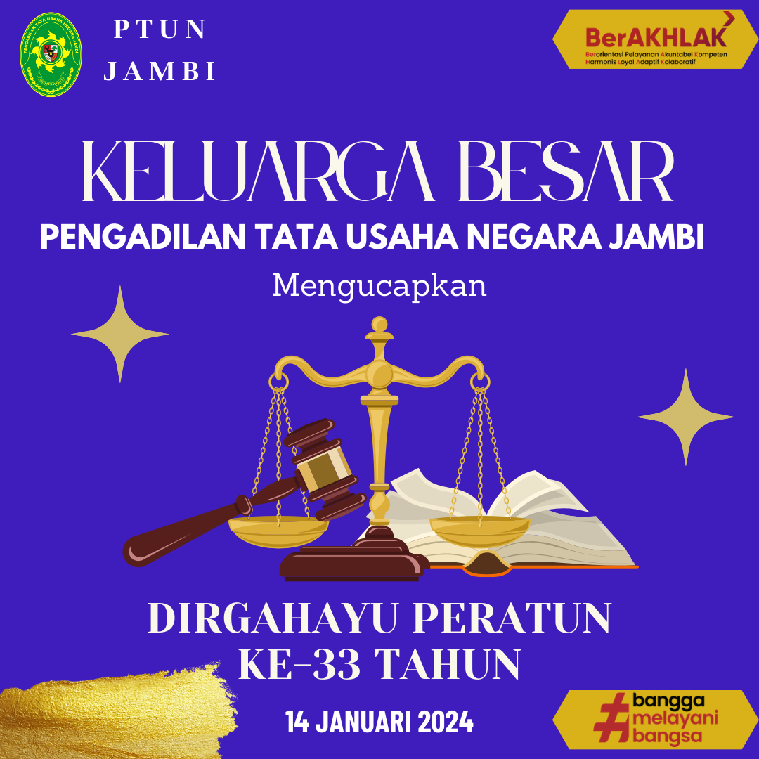Dirgahayu HUT PERATUN Ke-33 Tahun