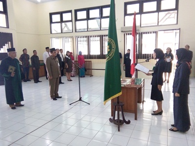 Pelantikan Panitera, Panmud Perkara, Panmud Hukum dan Panitera Pengganti Pengadilan Tata Usaha Negara Jambi