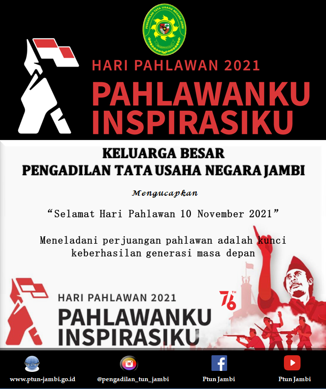 Selamat Memperingati Hari Pahlawan Tahun 2021