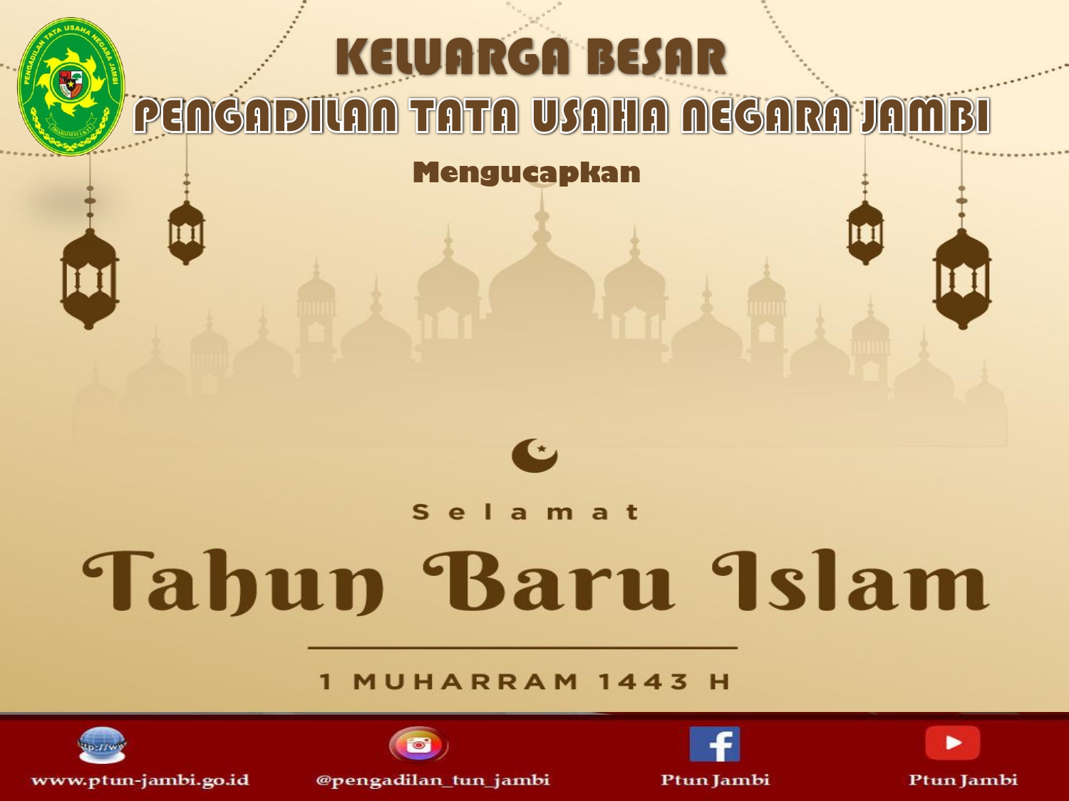 Ucapan Selamat 1 Muharram 1443H / 2021